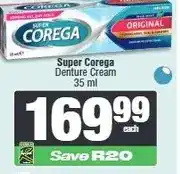 Spar Super Corega Denture Cream 35 ml offer