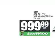 Spar Defy XXL Air Fryer with Viewing Window 7.6 litre offer