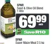 Spar SPAR Seed & Olive Oil Blend 1 litre offer