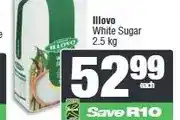 Spar Illovo White Sugar 2.5 kg offer