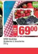 Spar SPAR Freshline Blueberries & Strawberries 250 g - Buy both for offer
