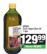 Spar SPAR Extra Virgin Olive Oil 1 litre offer