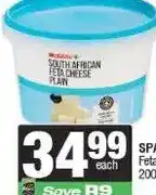 Spar SPAR Feta Cheese 200 g offer