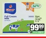 Spar Clover UHT Long-Life Milk 6 x 1lt offer