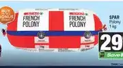 Spar SPAR Polony 1 kg offer