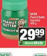 Spar SPAR Peanut Butter Assorted 400g offer