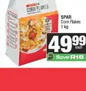 Spar SPAR Corn Flakes 1kg offer