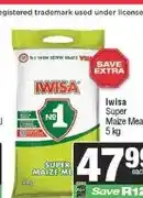 Spar Iwisa Super Maize Meal 5kg offer