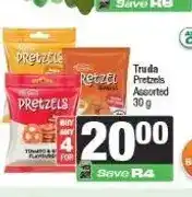 Spar Truda Pretzels Assorted 30 g - Buy 4 for offer