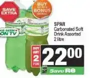 Spar SPAR Carbonated Soft Drink Assorted 2 litre - Buy 2 for offer