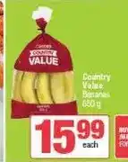 Spar Country Value Bananas 650 g offer