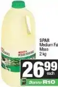 Spar SPAR Medium Fat Maas 2 kg offer