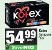 Spar Kotex Tampons 32s offer