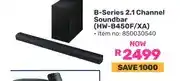 Game B-Series 2.1 Channel Soundbar (HW-B450F/XA) offer