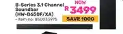 Game B-Series 3.1 Channel Soundbar (HW-B650F/XA) offer