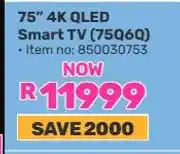 Game 75 4K QLED Smart TV (75Q6Q) offer