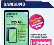 Game Samsung Galaxy TAB A11 LTE 64GB Tablet offer