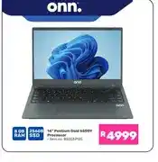 Game onn. 14 Pentium Gold 6500Y Processor 8GB RAM 256GB SSD Laptop offer