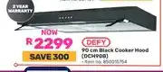Game Defy 90 cm Black Cooker Hood (DCH90B) offer