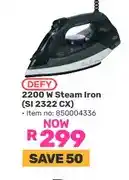 Game Defy 2200 W Steam Iron (SI 2322 CX) offer