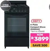 Game 4-Plate Compact Stove (DSS554) offer