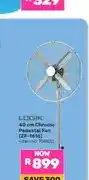 Game Logik 40 cm Chrome Pedestal Fan (ZF-1616) offer