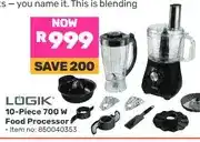 Game Logik 10-Piece 700 W Food Processor offer