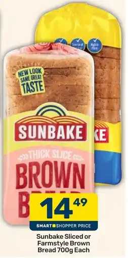 Pick n Pay Sunbake Thick Slice Brown Bread offer