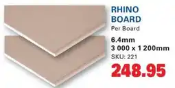 Cashbuild RHINO BOARD offer