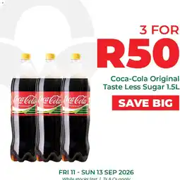 Food Lover's Market Coca-Cola Original Taste Less Sugar offer