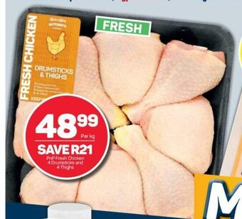 Pick n Pay PnP Fresh Chicken 4 Drumsticks and 4 Thighs offer