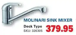 Cashbuild Molinari Sink Mixer offer