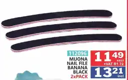 Arrow Cash And Carry Mijona nail file banana black offer