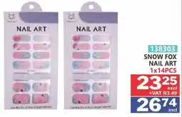 Arrow Cash And Carry Snow Fox Nail Art offer