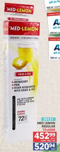 Arrow Cash And Carry Med lemon regular offer