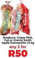 Food Lover's Market Apple - braeburn, cripps pink, fuji or granny smith econopacks offer