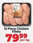 Food Lover's Market 12-piece chicken fillets offer