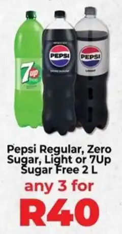 Food Lover's Market Pepsi Regular, Zero Sugar, Light or 7Up Sugar Free offer