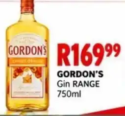 Supa Store Gordon's Gin RANGE offer