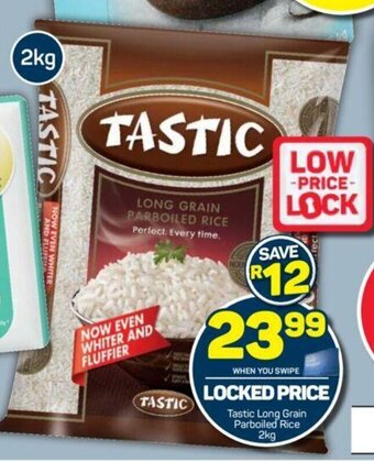 Pick n Pay Tastic Long Grain Parboiled Rice 2kg offer