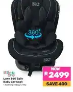 Game Luxe 360 Spin Baby Car Seat offer