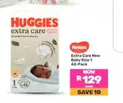 Game Huggies Extra Care New Baby Size 1 42-Pack offer
