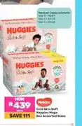 Game Huggies Gold Skin Soft Nappies Mega Box Assorted Sizes offer