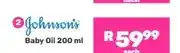 Game Johnson's Baby Oil 200 ml offer