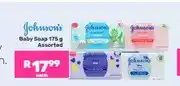 Game Johnson's Baby Soap 175 g Assorted offer