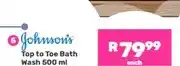 Game Johnson's Top to Toe Bath Wash 500 ml offer