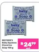 Game Reitzer's Baby Aqueous Glycerine Soap 100 g offer