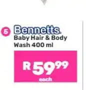 Game Bennetts Baby Hair & Body Wash 400 ml offer