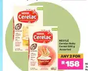 Game Nestle Cerelac Baby Cereal 500 g Assorted - Any 2 for offer