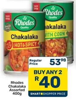 Pick n Pay Hypermarket Rhodes Chakalaka Assorted offer